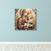 Abençoada Mãe Mary e Bebê Jesus | Religião