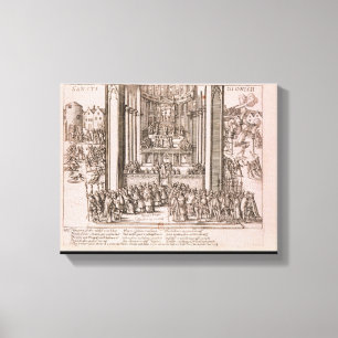 Impressão Em Tela Abjuration de Henri IV