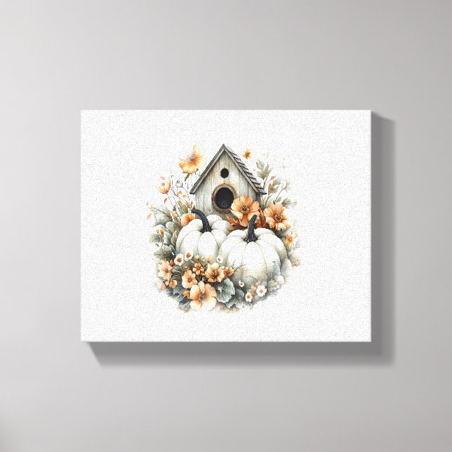 Impressão Em Tela Abóbora-Camisa (Frente)