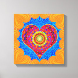 Impressão Em Tela Abra seu coração