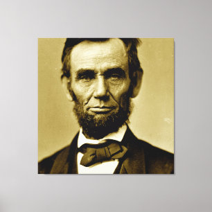Impressão Em Tela Abraham Lincoln 16º Presidente dos EUA