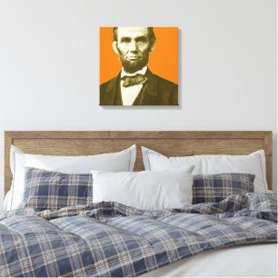 Impressão Em Tela Abraham Lincoln 2