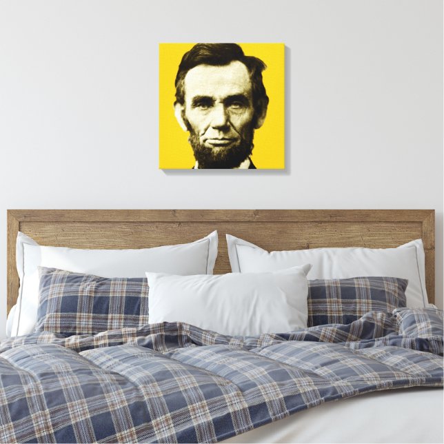 Impressão Em Tela Abraham Lincoln 3 (Insitu(Quarto))