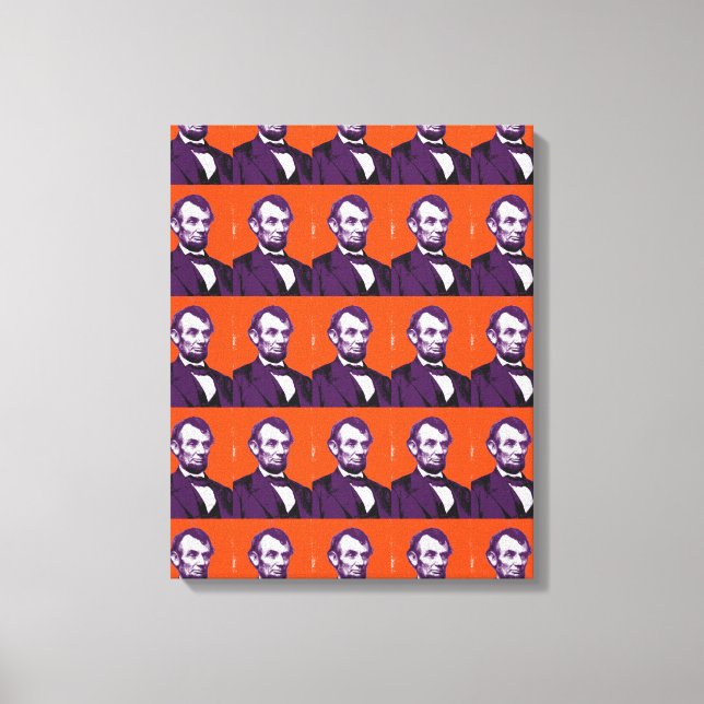Impressão Em Tela Abraham Lincoln alt (Frente)