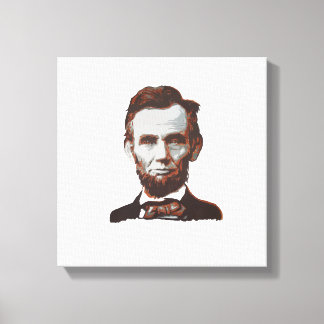 Impressão Em Tela Abraham Lincoln Pintado à Mão por Mark Elsen