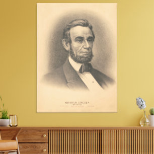Impressão Em Tela Abraham Lincoln, ‘Salvador de seu país'