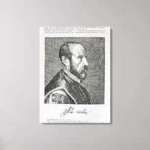 Impressão Em Tela Abraham Ortelius