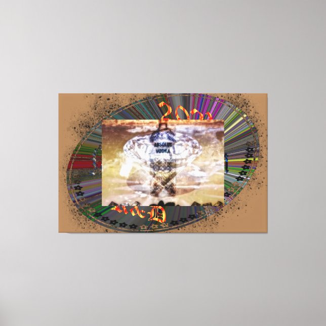 Impressão Em Tela Absolut Vodka (Frente)