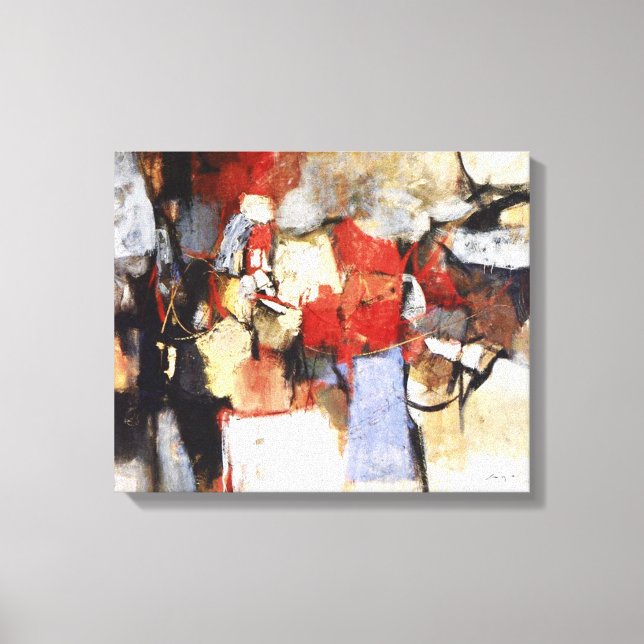 Impressão Em Tela Abstração 58 1964 0008 apresentada por Jose T Joya (Frente)