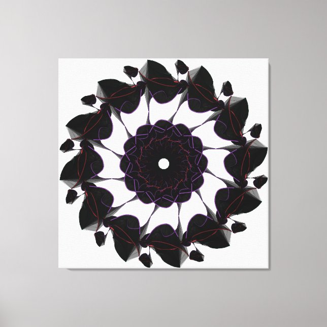 Impressão Em Tela Abstração Geométrica (Frente)