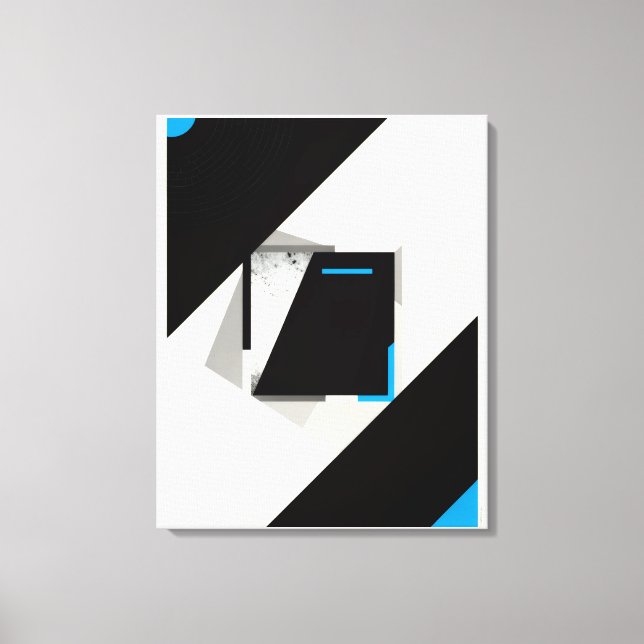 Impressão Em Tela Abstract (Frente)