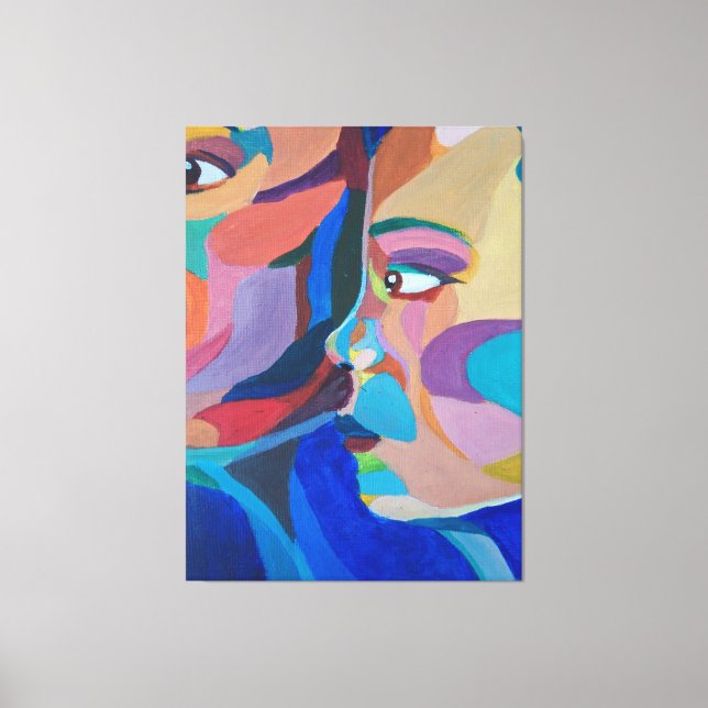 Impressão Em Tela Abstract Classic Art Shape (Frente)