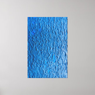 Impressão Em Tela Abstract Cobalt Blue Textured Wall with Impasto Pa