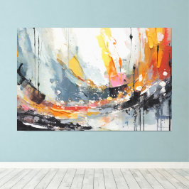 Impressão Em Tela Abstract painting 
