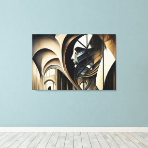 Impressão em Tela Abstract Realism