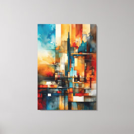 Impressão Em Tela Abstract vertical and horizontal