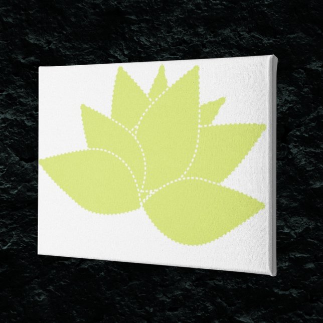 Impressão Em Tela Abstrast do Verde limão Moderno Suculente de Pinti (Criador carregado)