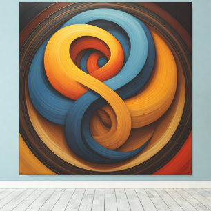 Impressão Em Tela abstrato
