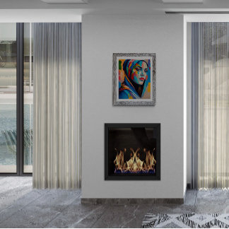 Impressão Em Tela abstrato