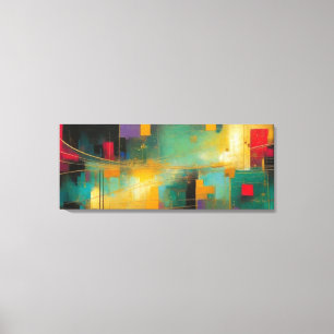 Impressão Em Tela Abstrato