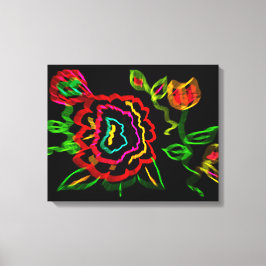 Impressão Em Tela Abstrato