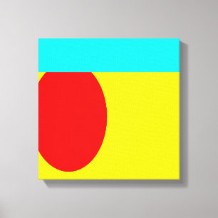 Impressão Em Tela Abstrato