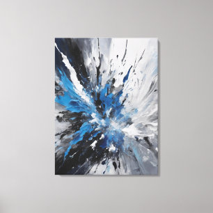 Impressão Em Tela Abstrato