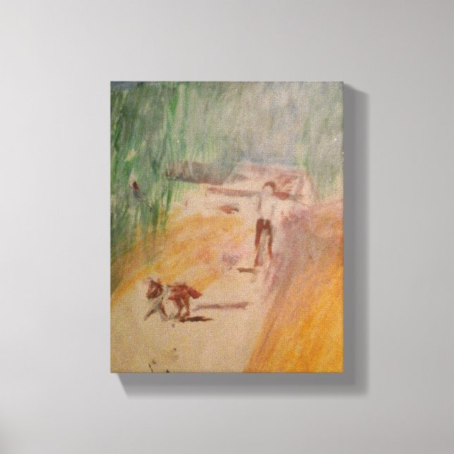 Impressão Em Tela Abstrato (Frente)