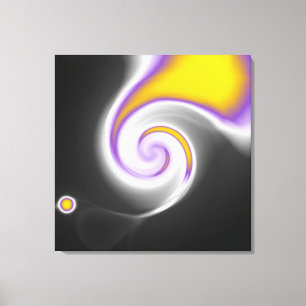 Impressão Em Tela Abstrato