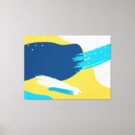 Impressão Em Tela Abstrato