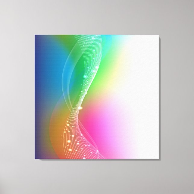 Impressão Em Tela Abstrato (Frente)