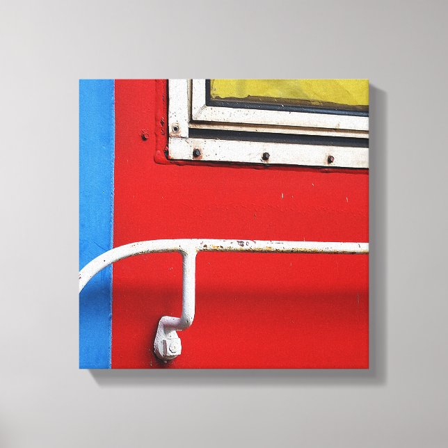 Impressão Em Tela Abstrato (Frente)