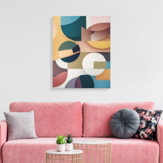 Impressão Em Tela abstrato