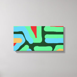 Impressão Em Tela Abstrato 12