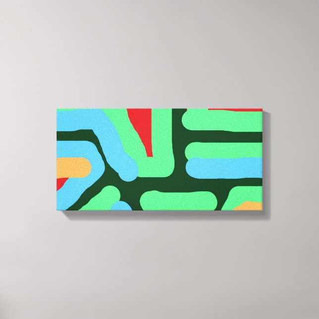 Impressão Em Tela Abstrato 12 (Frente)