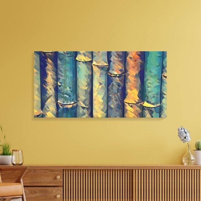Impressão Em Tela Abstrato 14072 (Insitu(Sala de estar))