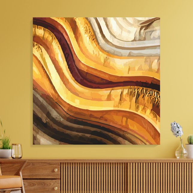 Impressão Em Tela Abstrato 14285 (Insitu(Sala de estar))