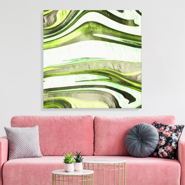 Impressão Em Tela Abstrato 14466 (Insitu(Sala de estar))
