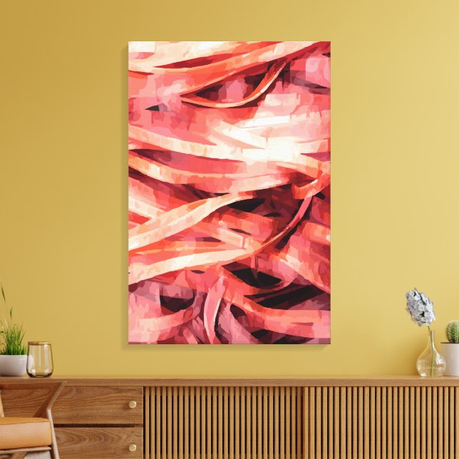 Impressão Em Tela Abstrato 14586 (Insitu(Sala de estar))