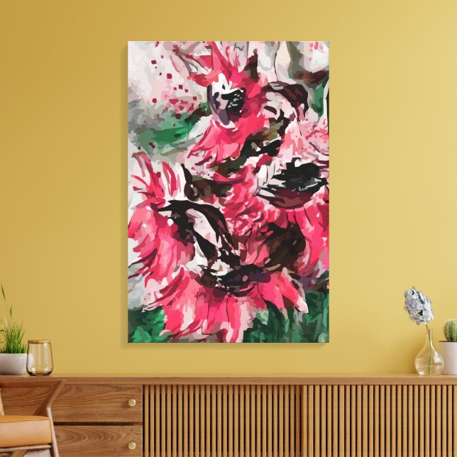 Impressão Em Tela Abstrato 14656 (Insitu(Sala de estar))