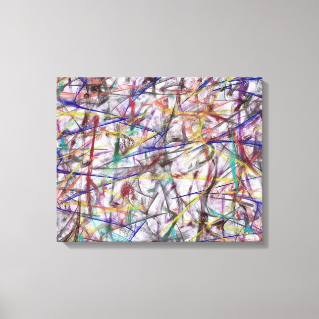 Impressão Em Tela Abstrato 432 por Kristalin Davis (Frente)