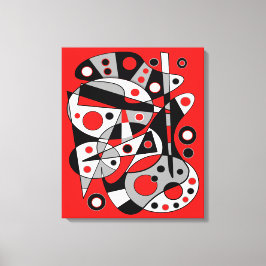 Impressão Em Tela Abstrato 962