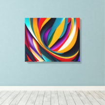 Abstrato Arco-íris de Óleo Colorido