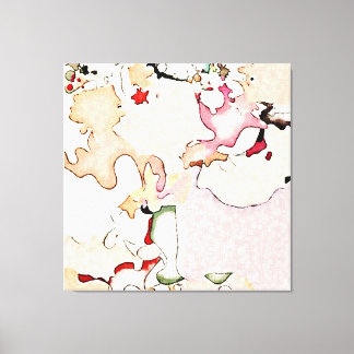 Impressão Em Tela Abstrato Art