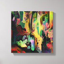 Impressão Em Tela Abstrato Art