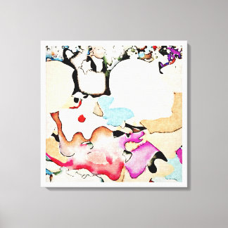 Impressão Em Tela Abstrato Art