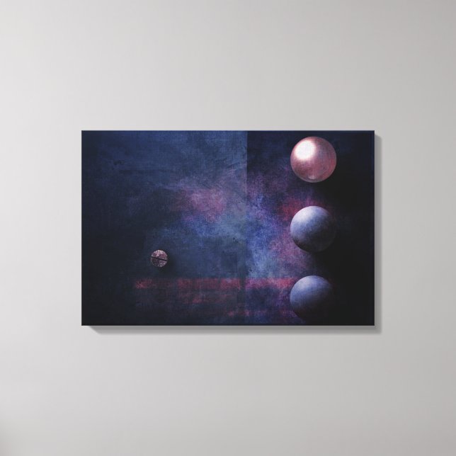 Impressão Em Tela Abstrato Art 005 (Frente)