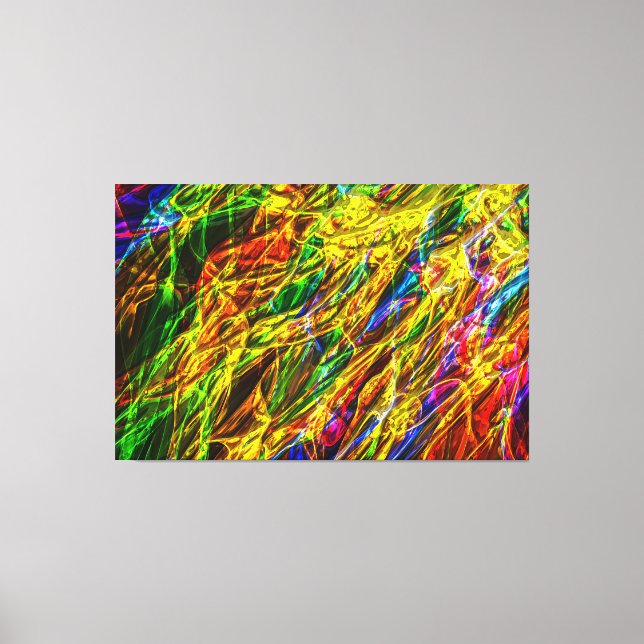 Impressão Em Tela Abstrato art 143 (Frente)