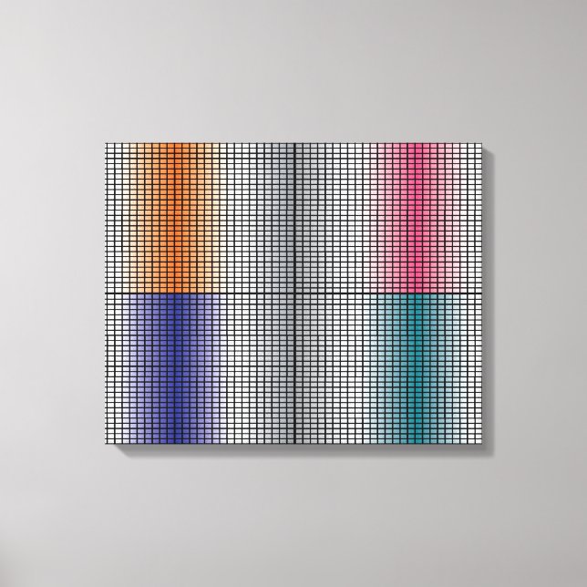 Impressão Em Tela Abstrato Art Home Decor (Frente)