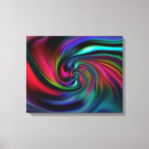 Impressão Em Tela Abstrato Background Spirals Soft I